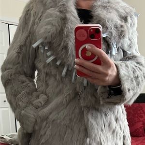 Tadashi Collection fur coat.  Made in USA